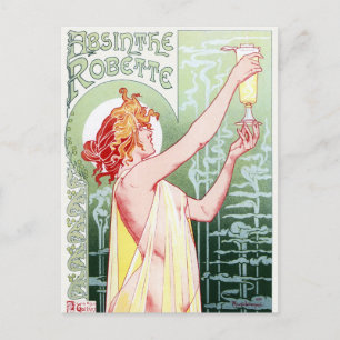 Art Nouveau Poster Briefkaart
