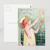 Art Nouveau Poster Briefkaart (Voorkant / Achterkant)