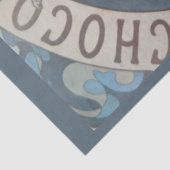 Art Nouveau Poster Chocolate 16 Decoupage Tissuepapier (Detail)