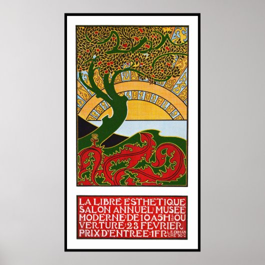 Art Nouveau Poster: La Libre Esthetique Poster (Voorkant)