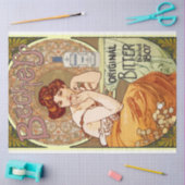 Art Nouveau Poster Lady 18 ontkoppeling Tissuepapier (Craft)