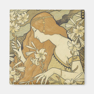 Art Nouveau Poster Magneten