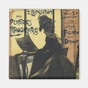 Art Nouveau Poster Magnets - Lithografen Magneet