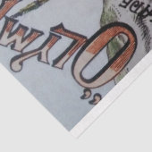 Art Nouveau Poster Olympische Cyclus Ontkoppeling Tissuepapier (Detail)