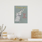 Art Nouveau-poster Poster (Keuken)