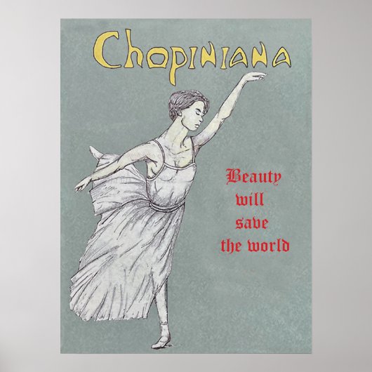 Art Nouveau-poster Poster (Voorkant)