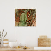 Art Nouveau-poster Poster (Keuken)