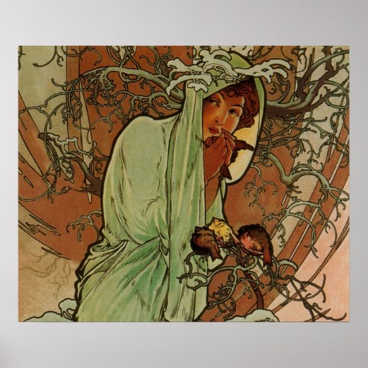 Art Nouveau-poster Poster (Voorkant)