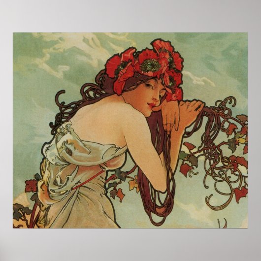 Art Nouveau-poster Poster (Voorkant)