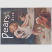 Art Nouveau Poster Soap Children Ontkoppeling Tissuepapier (Voorkant)