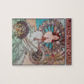 Art Nouveau Poster van Alphonse Mucha Monaco Girl Legpuzzel (Horizontaal)