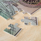 Art Nouveau Poster van Alphonse Mucha Monaco Girl Legpuzzel (Zijkant)