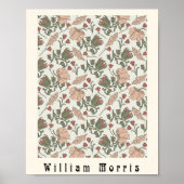 Art nouveau poster William Morris  bloemen (Voorkant)