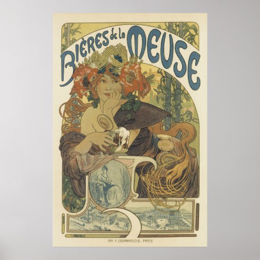 Art Nouveau Posters - Franse schoonheid (Voorkant)