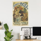 Art Nouveau Posters - Franse schoonheid (Thuiskantoor)