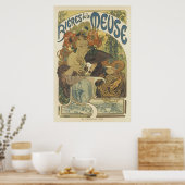 Art Nouveau Posters - Franse schoonheid (Keuken)