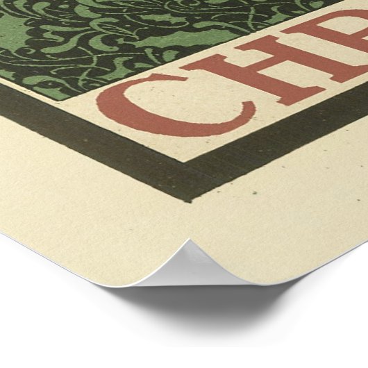 Art Nouveau-Posters - kerstPoster Poster (Hoek)