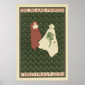 Art Nouveau-Posters - kerstPoster Poster (Voorkant)