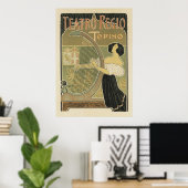 Art Nouveau Posters - Teatro Regio (Thuiskantoor)