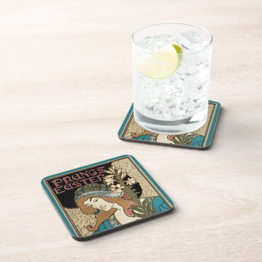 Art Nouveau, Prang's Paaspublicaties Bier Onderzetter (Rechterzijde)