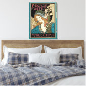  Art Nouveau, Prang's Paaspublicaties Canvas Afdruk (Insitu (Slaapkamer))