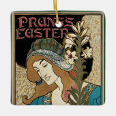  Art Nouveau, Prang's Paaspublicaties Keramisch Ornament (Voorkant)