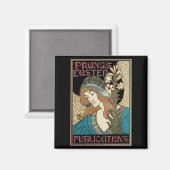  Art Nouveau, Prang's Paaspublicaties Magneet (Voorkant / Achterkant)