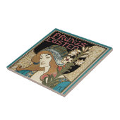  Art Nouveau, Prang's Paaspublicaties Tegeltje (Zijkant)