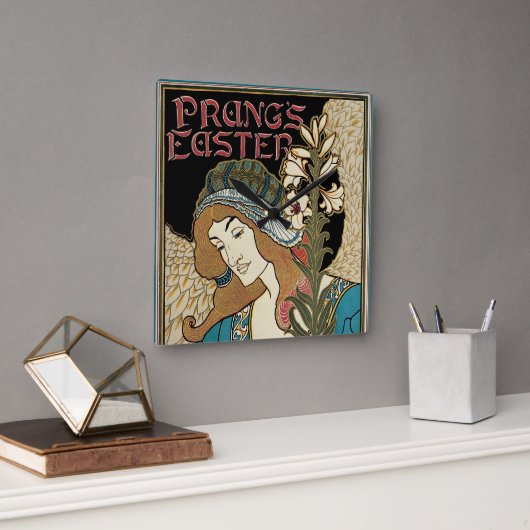 Art Nouveau, Prang's Paaspublicaties Vierkante Klok (Kantoor)
