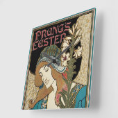 Art Nouveau, Prang's Paaspublicaties Vierkante Klok (Hoek)