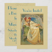 Art Nouveau Princess Bridal Shower