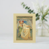 Art Nouveau Princess Briefkaart (Staand voorkant)
