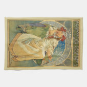 Art Nouveau Princess Hyacinth Kitchen Towel Theedoek (Horizontaal)