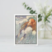 Art Nouveau Princess van Florence Harrison Briefkaart (Staand voorkant)