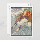 Art Nouveau Princess van Florence Harrison Briefkaart (Voorkant / Achterkant)