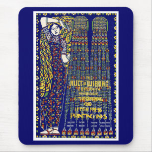 Art Nouveau Printing Ink AD Muismat