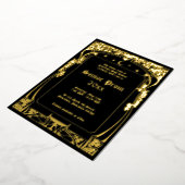 Art Nouveau Prom Folie Uitnodiging (Gedraaid)