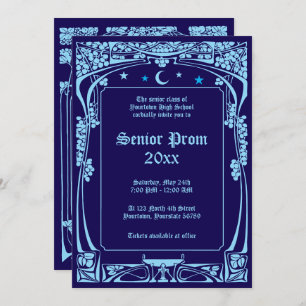 Art Nouveau Prom Kaart