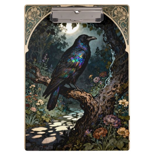 Art Nouveau Raaf Klembord (Voorkant)