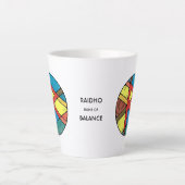 Art Nouveau Raidho Rune Latte Mok – BALANS! (Voorkant)