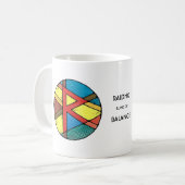 Art Nouveau Raidho Rune Mok - BALANS! (Voorkant links)