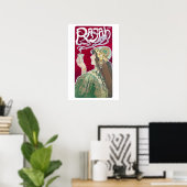 Art Nouveau Rajah Coffee Poster (Thuiskantoor)