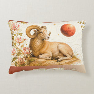 Art Nouveau Ram Decorative Kussen