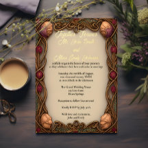 Art Nouveau rand & folieerlettering -