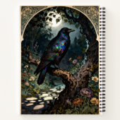 Art Nouveau Raven Notitieboek (Achterkant)