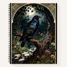 Art Nouveau Raven Notitieboek