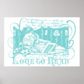 Art Nouveau Reader Poster (Voorkant)