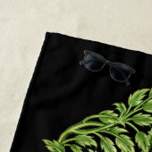 Art Nouveau Red Rose De Morgan Strandlaken (In situ)