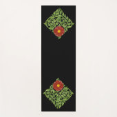 Art Nouveau Red Rose De Morgan Yogamat (Voorkant)
