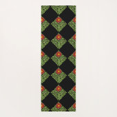 Art Nouveau Red Rose De Morgan Yogamat (Achterkant)